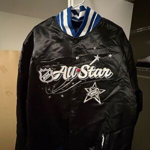 NHL All-Star Black and Blue Bomber Jacket